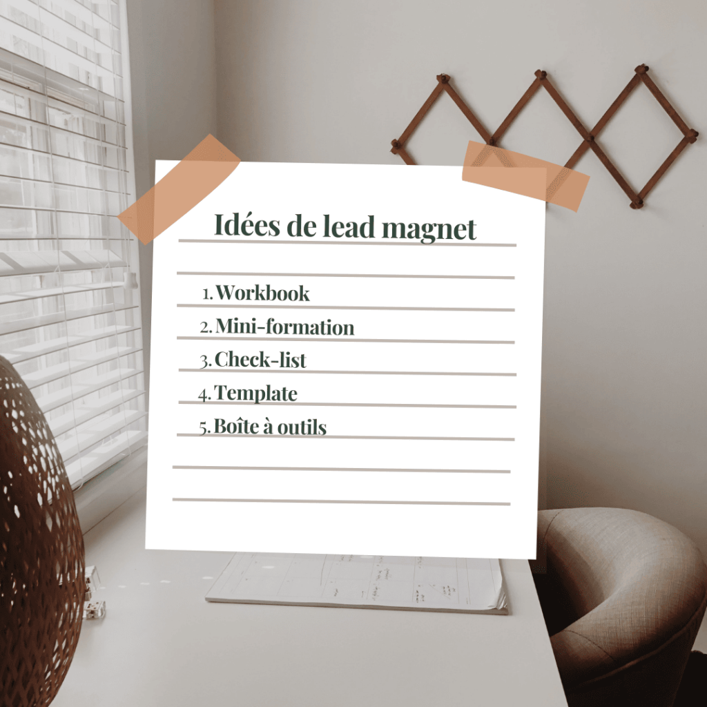 idées de lead magnet